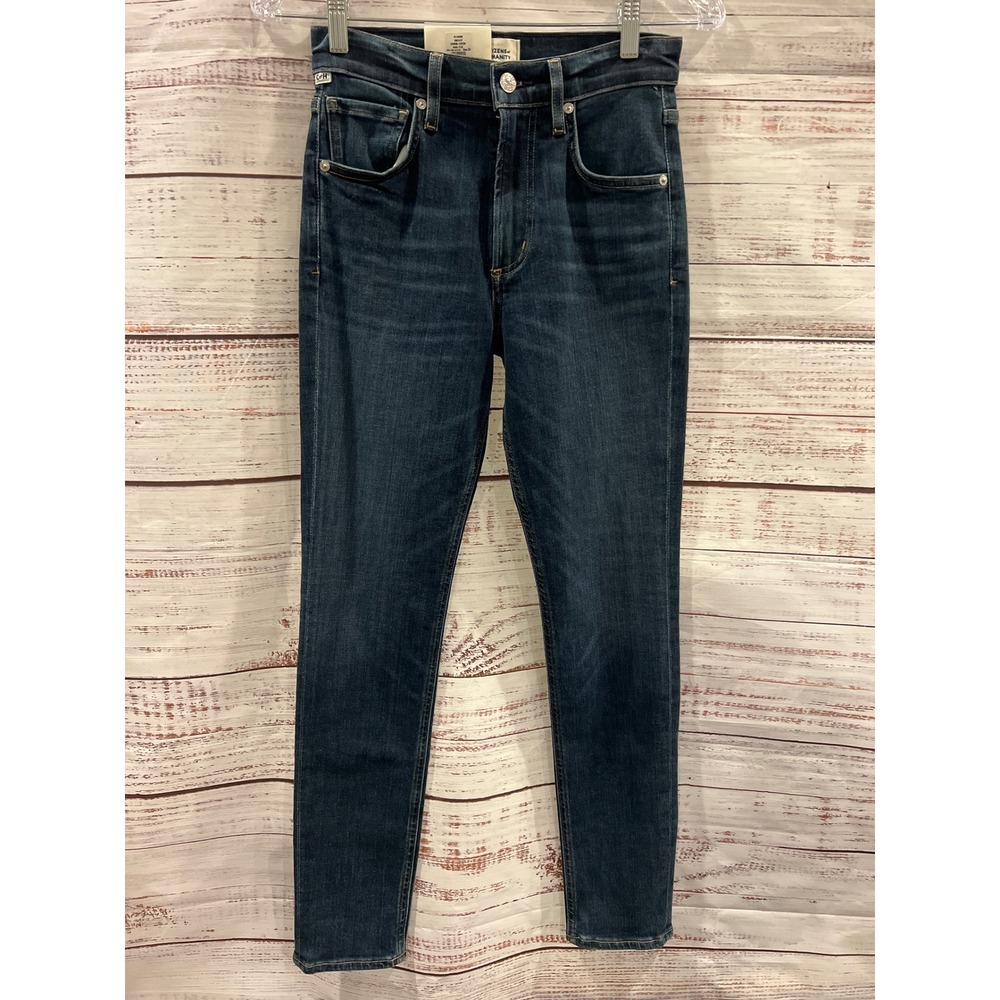 Citizens of Humanity Sloane Skinny Jeans Baltic Blue 2096-1529 Regenerative 24